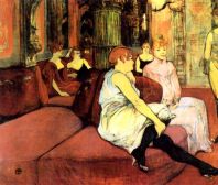 H.de Toulouse-Lautrec 'Rue des Moulins'